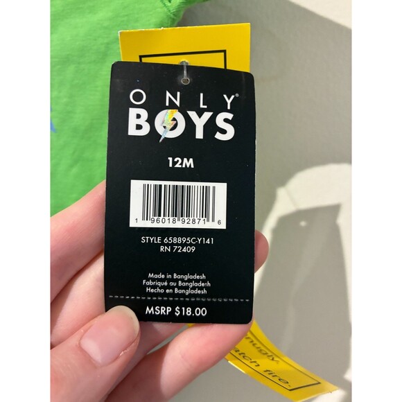 NWT Only Boys 2-Piece "Blast Off" Pajama Set - 12M - Picture 3 of 3